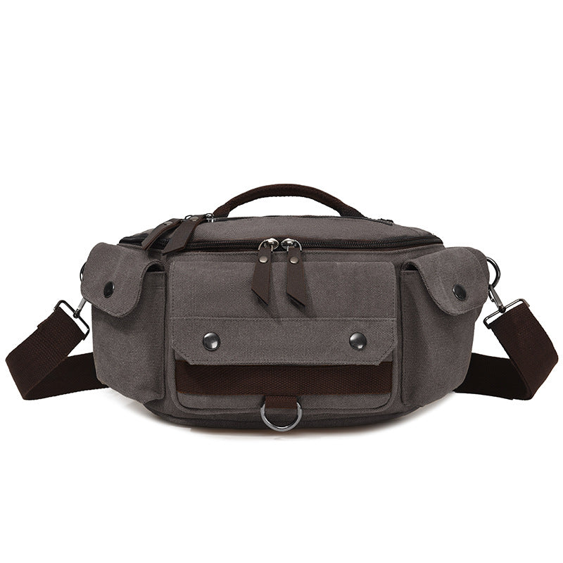 Durable Canvas Utility Crossbody Bag Acalora