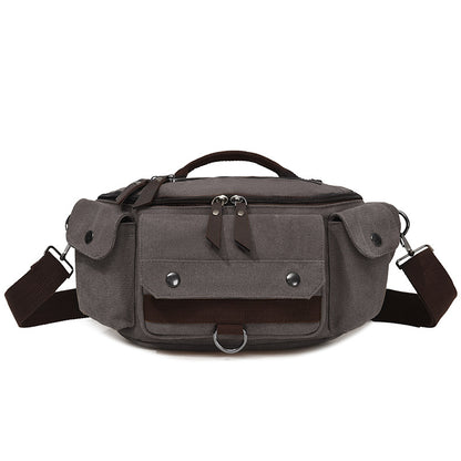 Durable Canvas Utility Crossbody Bag Acalora