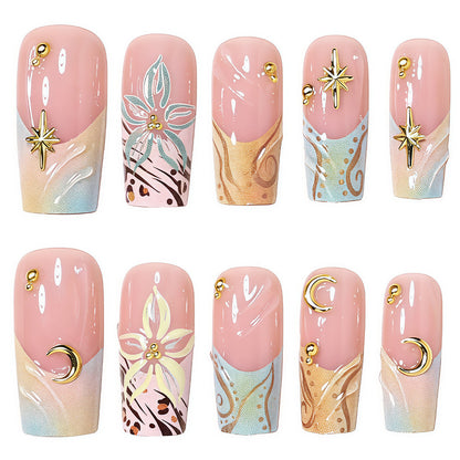 Elegant Press-On Nail Art Set Acalora