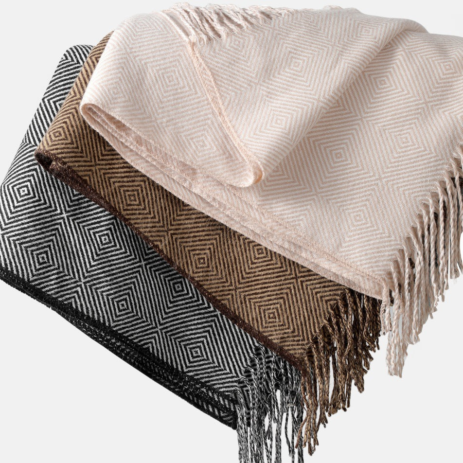 Decorative Woven Throw Blanket
