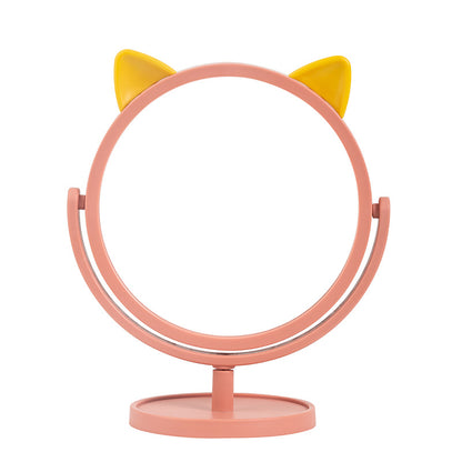 Cute Bunny-Themed Tabletop Mirror