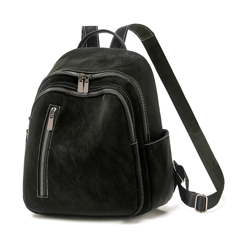 Stylish Leather Backpack Acalora