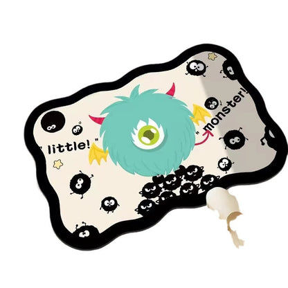 Playful Monster-Themed Bath Mat