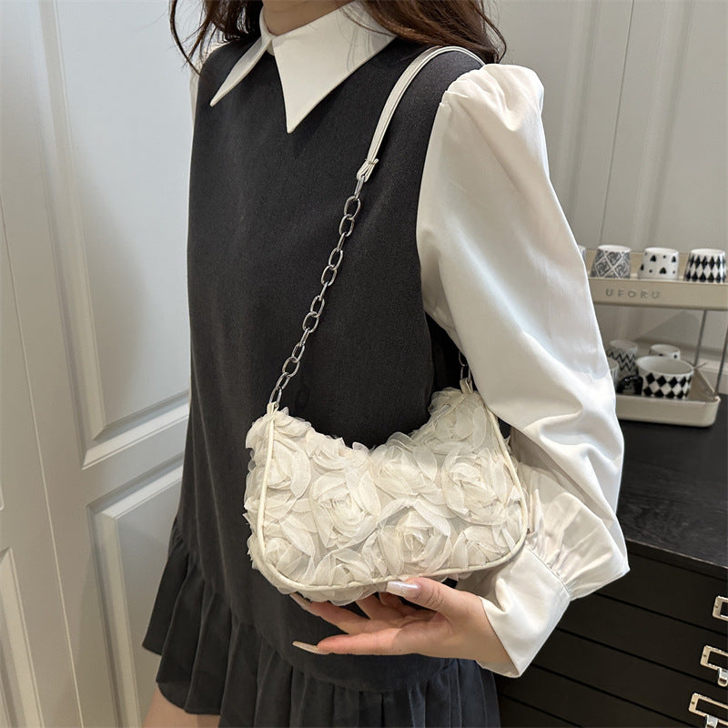 Floral Embellished Handbag Acalora