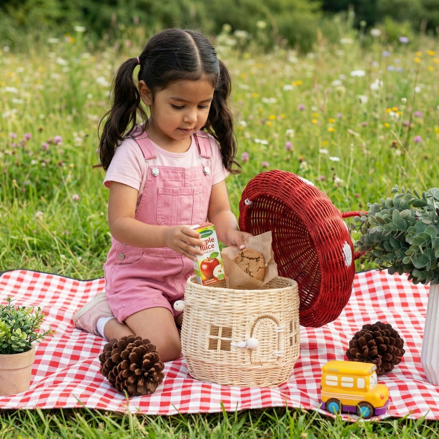 House-shaped storage basket Acalora