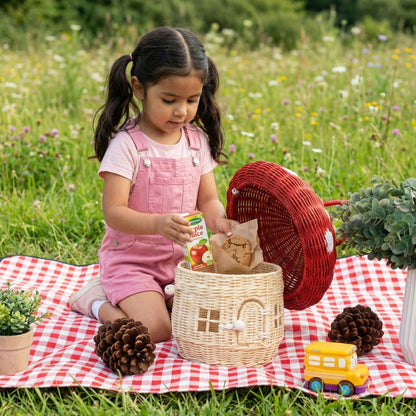 House-shaped storage basket Acalora
