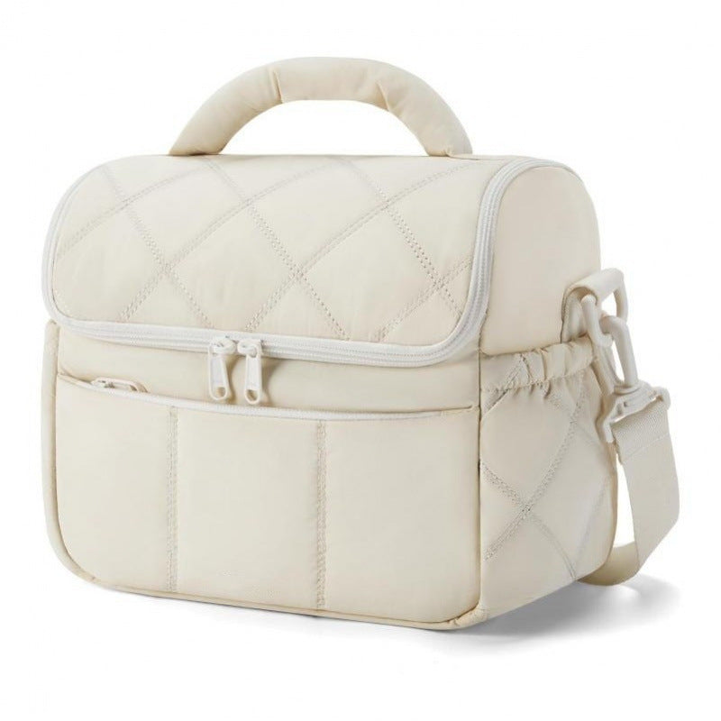 Quilted Multi-Pocket Insulated Lunch Bag Acalora