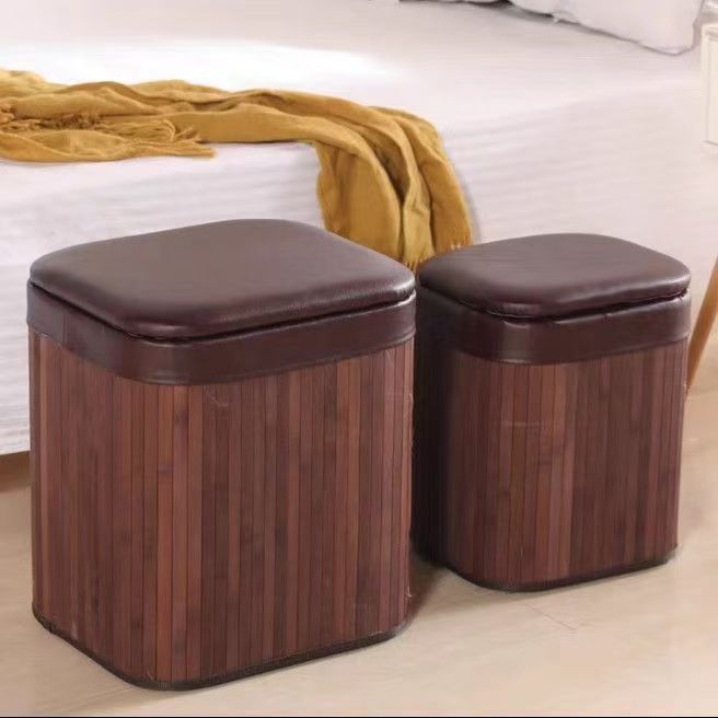 Multifunctional Stool Made of Natural Material Acalora