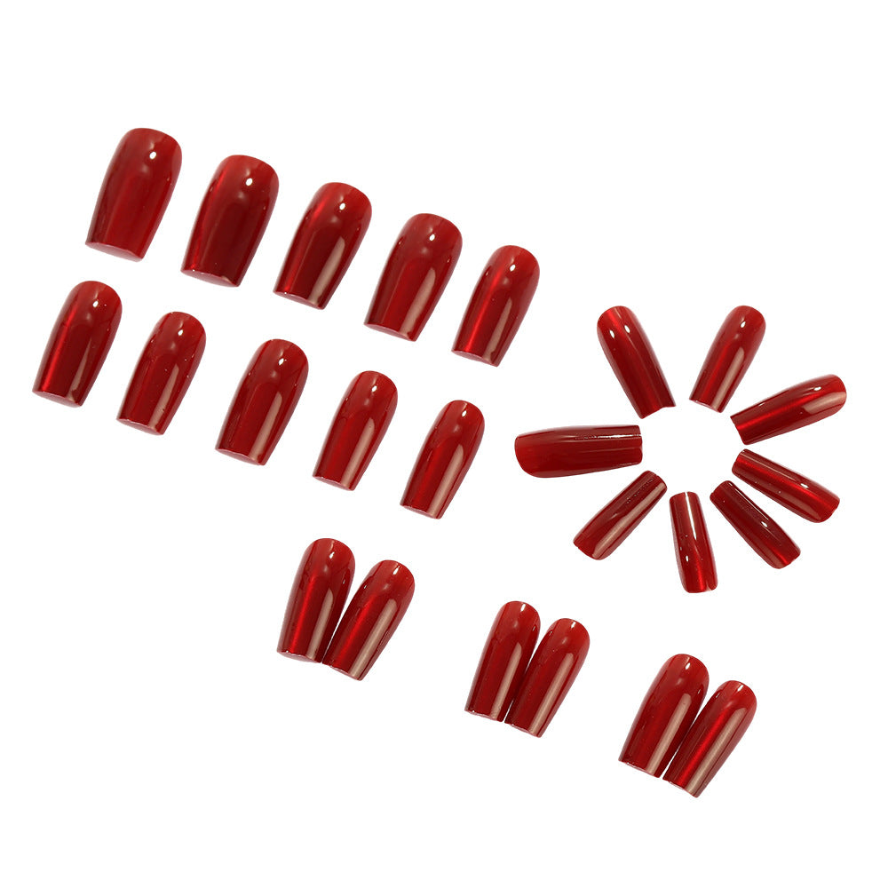 Elegant artificial nails with a luxurious glossy finish Acalora
