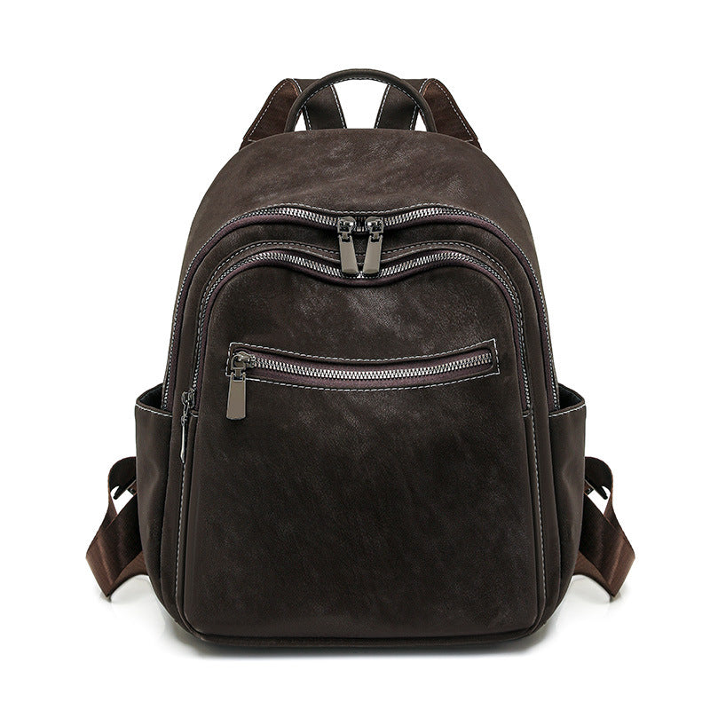 Premium Leather Travel Backpack Acalora