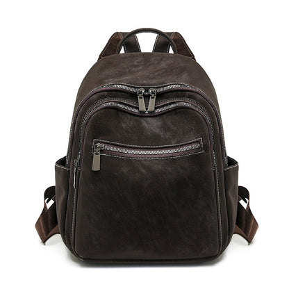 Premium Leather Travel Backpack Acalora