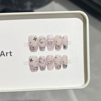 Themed Press-On Nail Art Acalora