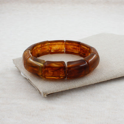 Geometric Resin Bangle Acalora