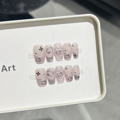 Themed Press-On Nail Art Acalora