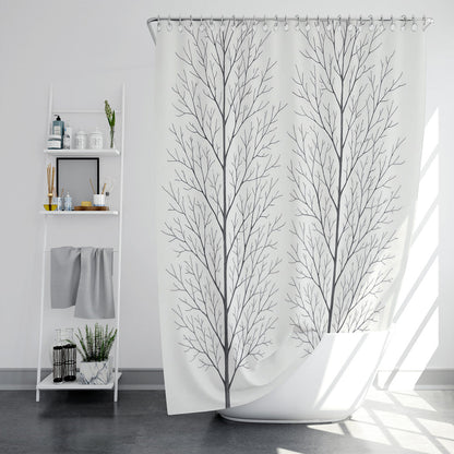 Artistic Tree Design Shower Curtain