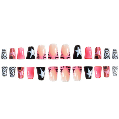 Artistic Abstract Nail Wraps Acalora