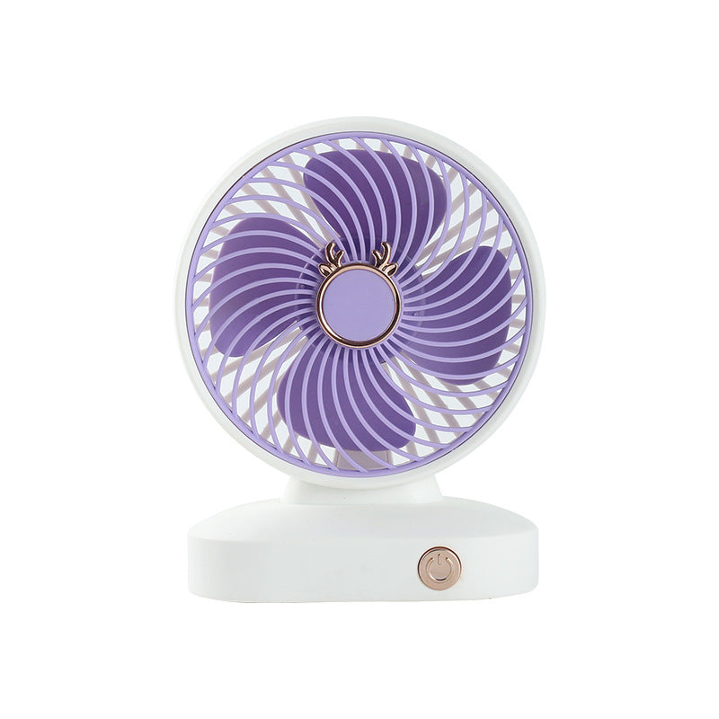Ladies' Portable Table Fan with Flexible Tilt Angle Karnz