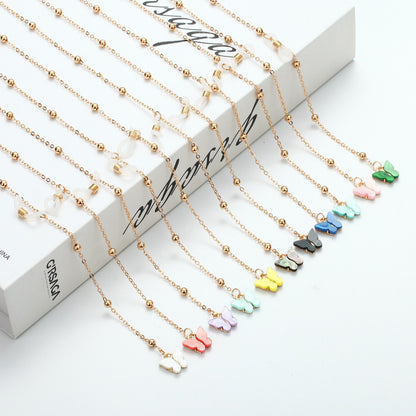 Decorative Butterfly Eyewear Chain Acalora
