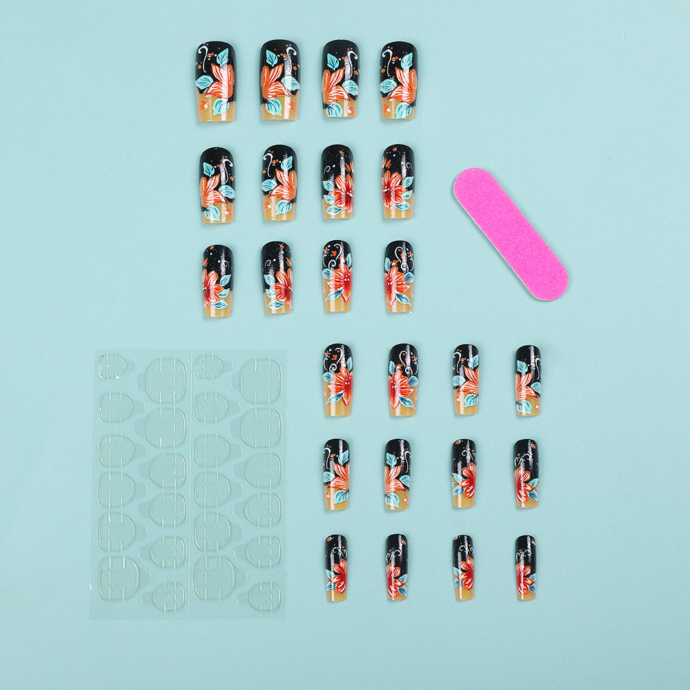 Creative nail art with floral design Acalora