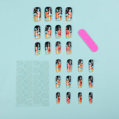 Creative nail art with floral design Acalora