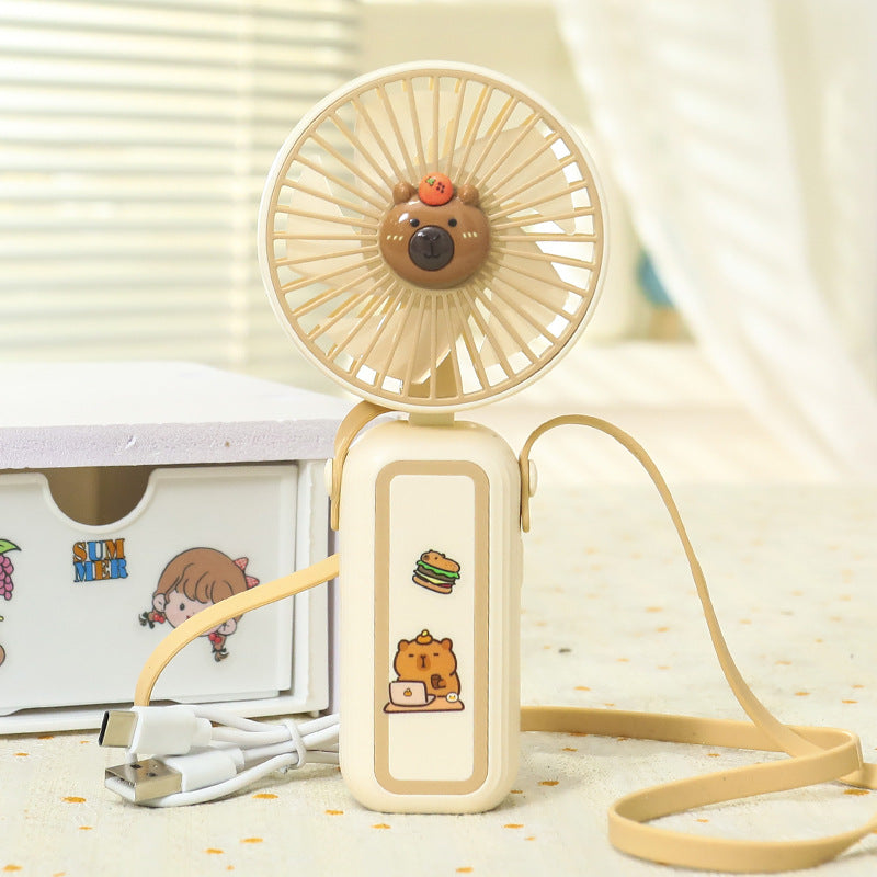 Unisex Portable Handheld Fan with Cute Animal Design Karnz