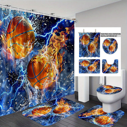 Creative Universe-Themed Bathroom Set