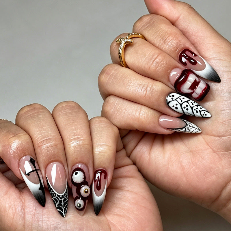 Gothic-Themed Press-On Nail Collection Acalora