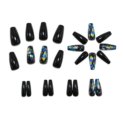 Artificial nails with elegant geometric design Acalora