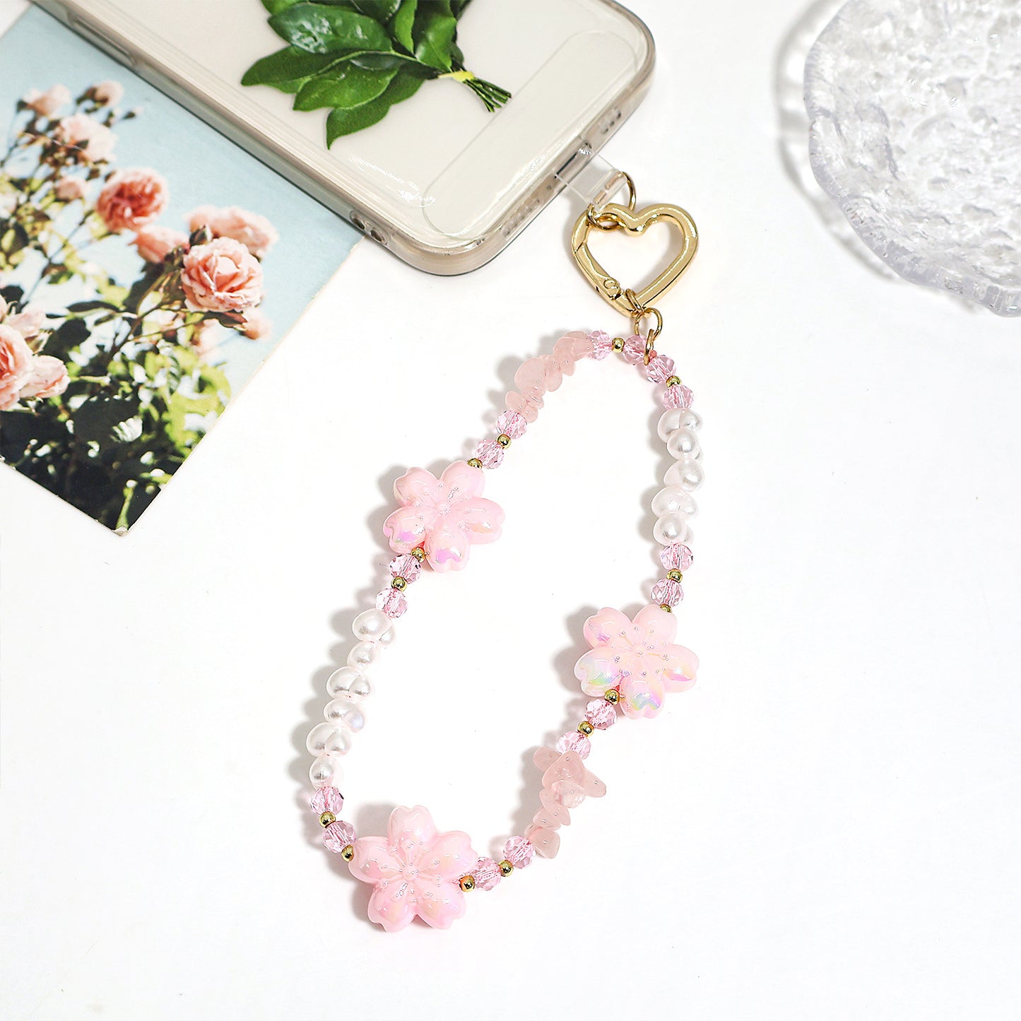 Floral Beaded Eyewear Chain Acalora 1788159748