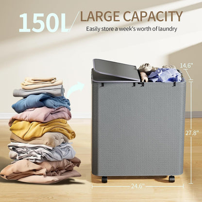 Laundry basket with large volume Acalora