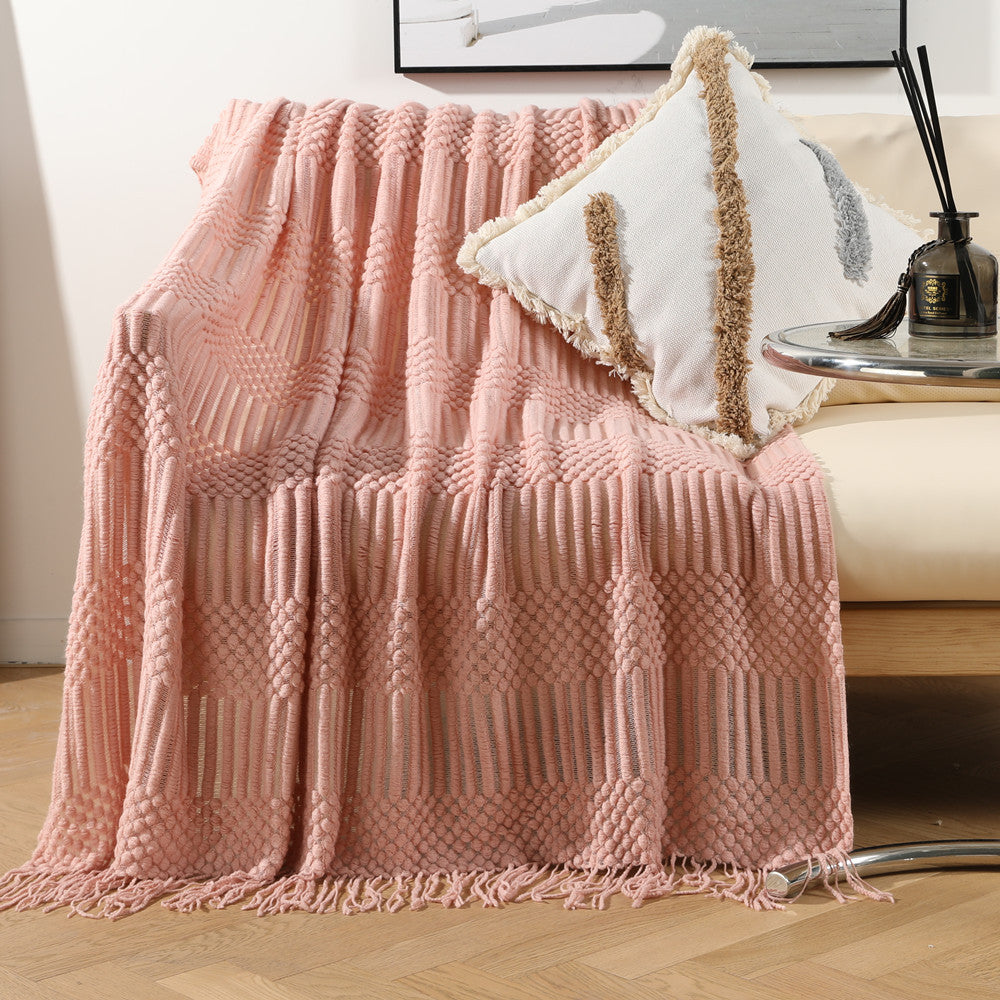 Women's Cozy Textured Throw Blanket