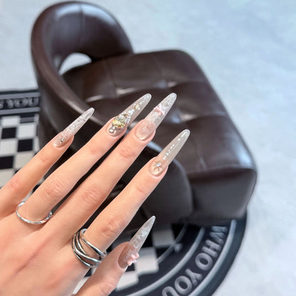 Decorative Press-On Nail Tips Acalora