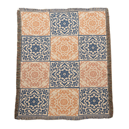 Artistic Cityscape Throw Blanket