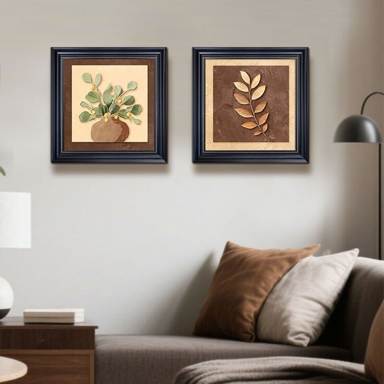 Decorative Framed Flower Artwork