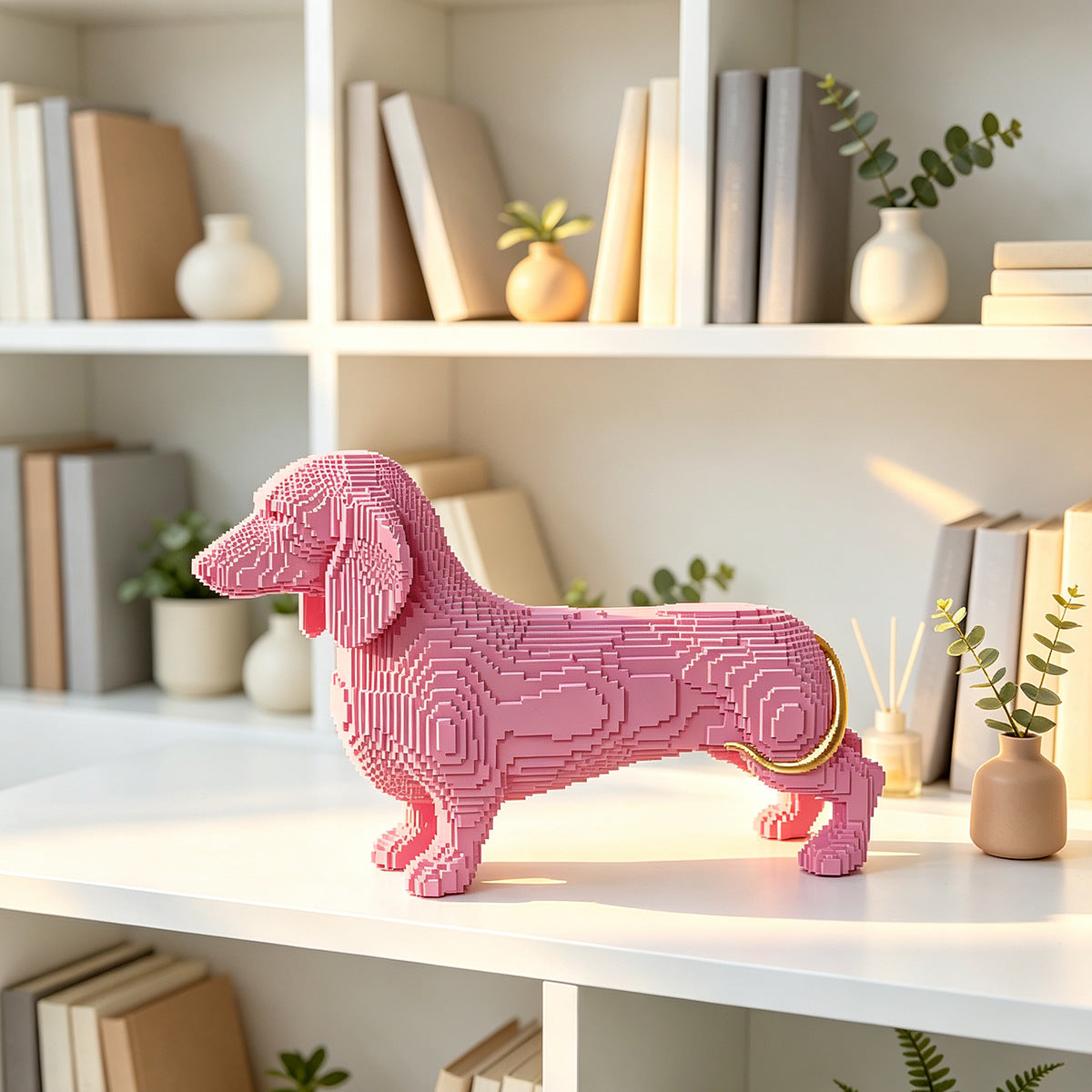 Playful decorative figure of a cute dachshund Acalora