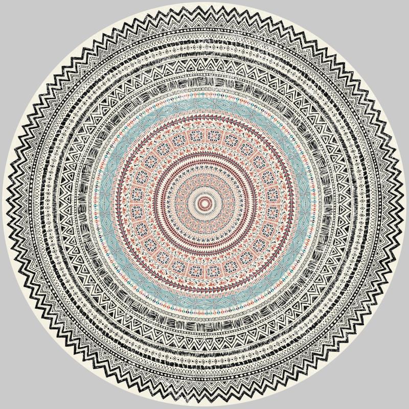 Intricate Mandala Design Area Mat