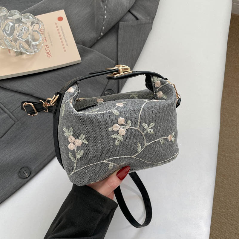 Embroidered Floral Mini Handbag Acalora