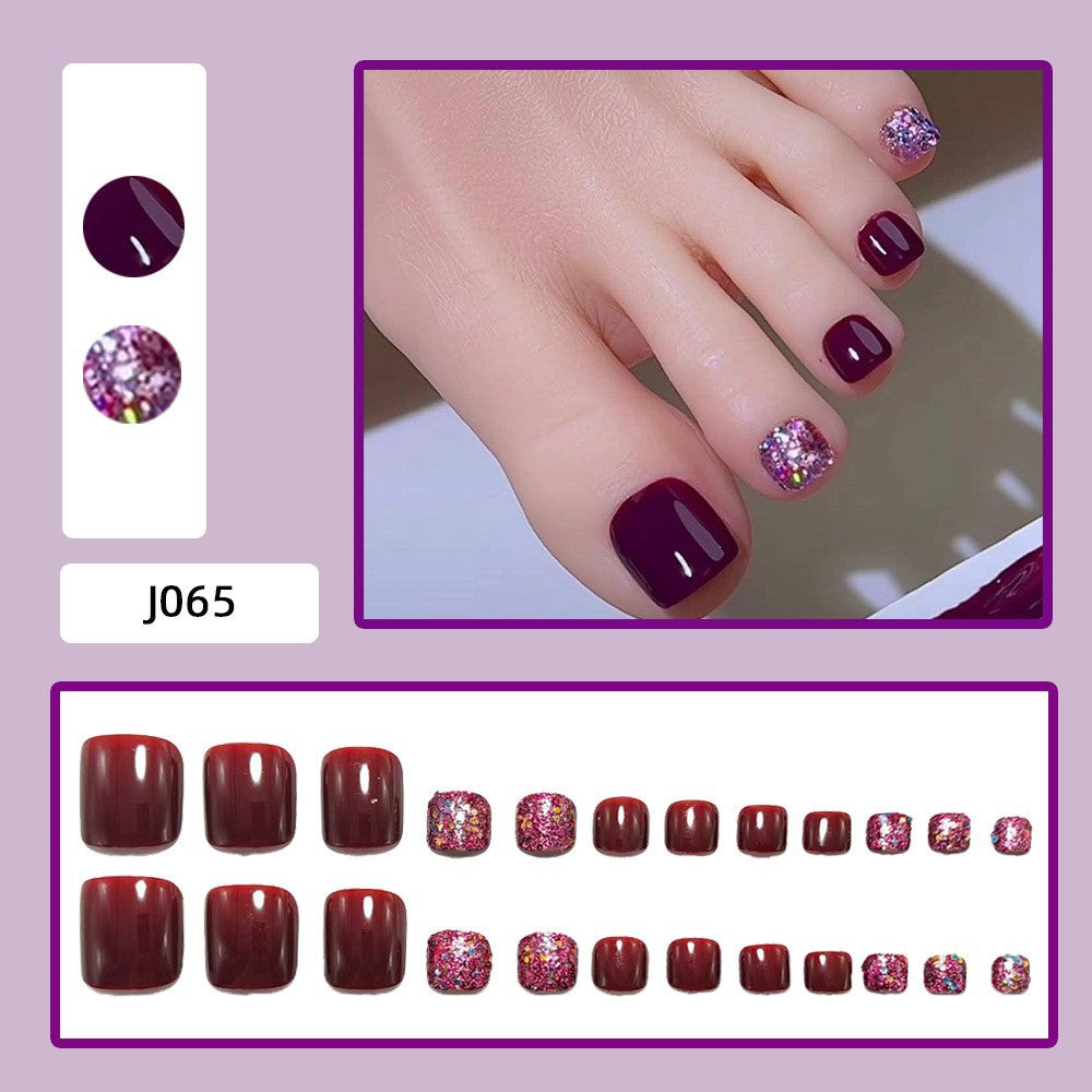 Artificial nails for elegant foot care Acalora