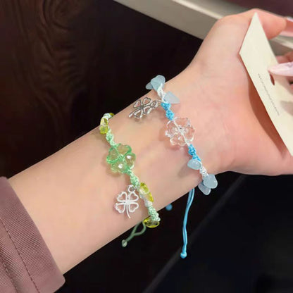 Adjustable Crystal Charm Bracelet Acalora