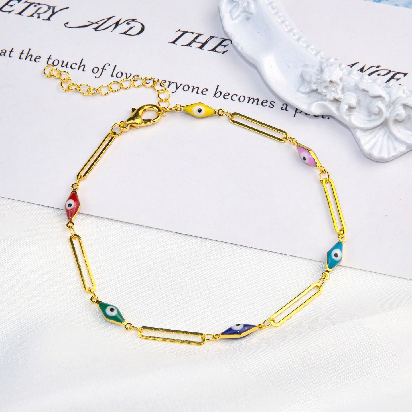 Artistic Eye Charm Bracelet Acalora