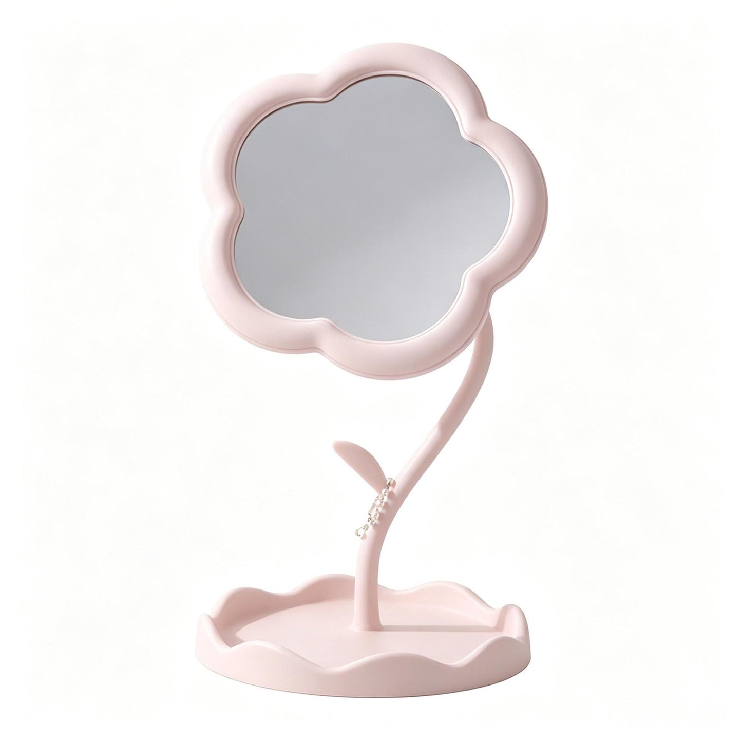 Charming Flower-Shaped Decorative Table Mirror