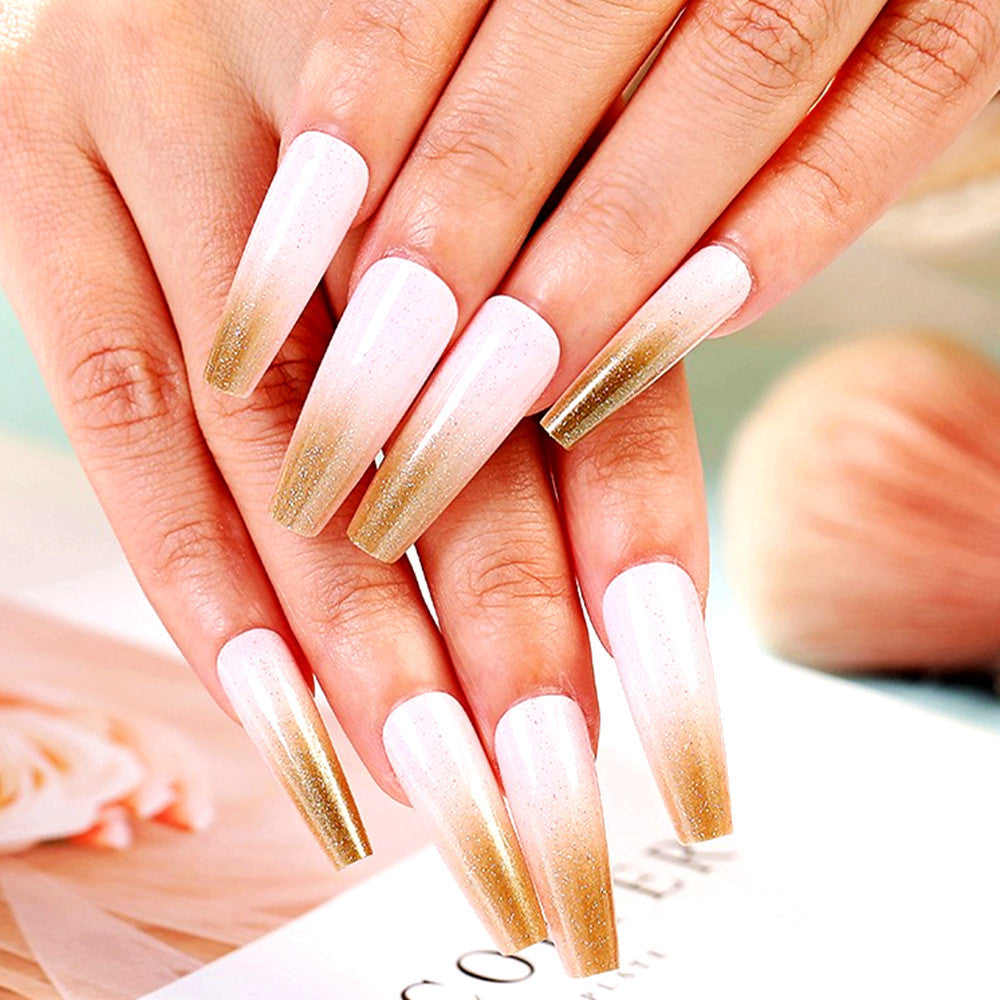 Artificial nails with elegant ombre effect Acalora