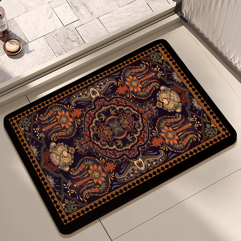 Artistic Multicolored Area Rug Acalora