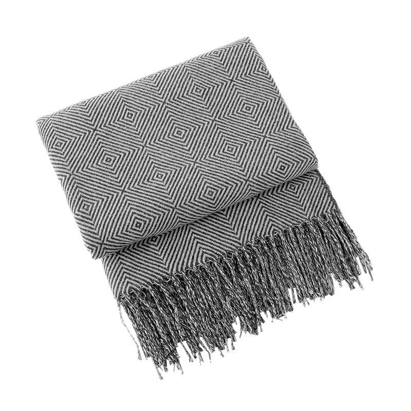 Decorative Woven Throw Blanket