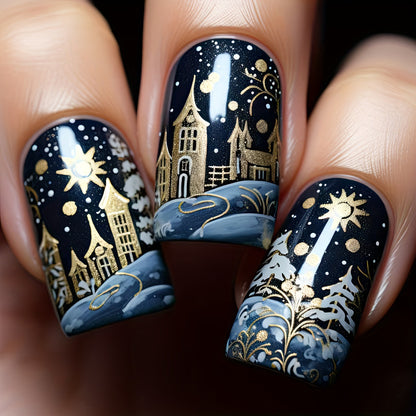 Artistic Holiday-Themed Nail Art Acalora 1788155601