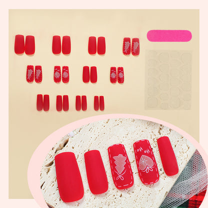 Festive Holiday-Themed Press-On Nails Acalora