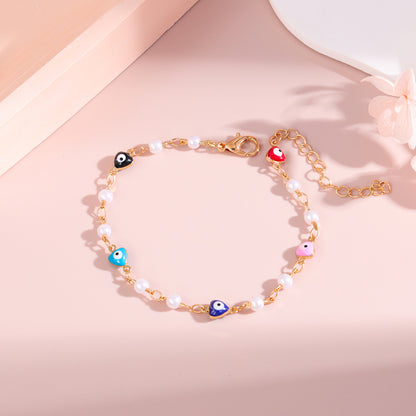 Colorful Charm Ankle Bracelet Acalora