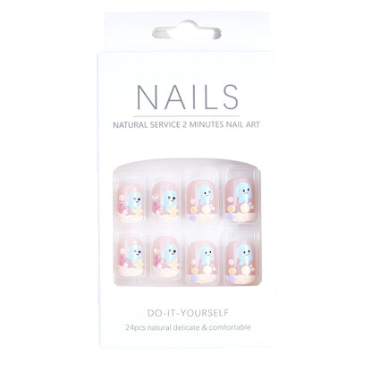 Nails in maritime themes with 3D applications Acalora