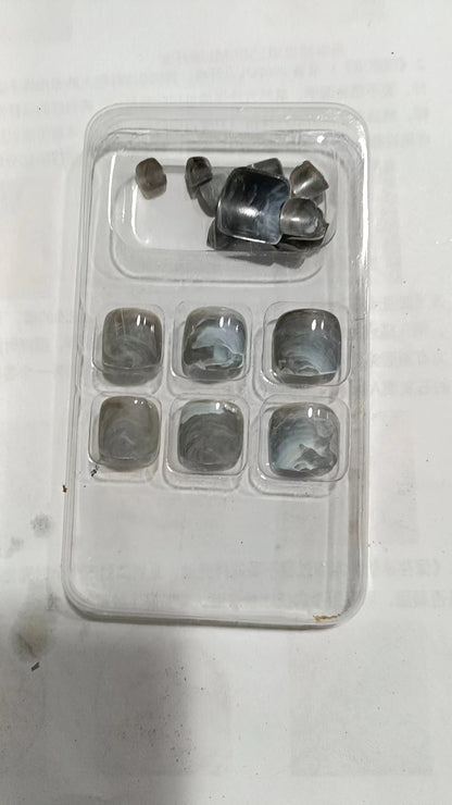 Marble Effect Press-On Nail Set Acalora