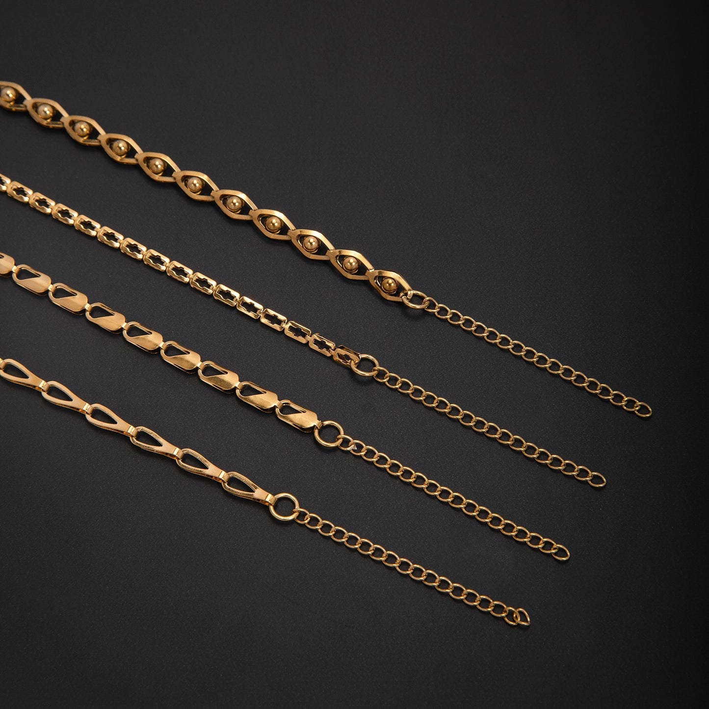 Adjustable Contemporary Link Bracelet Acalora